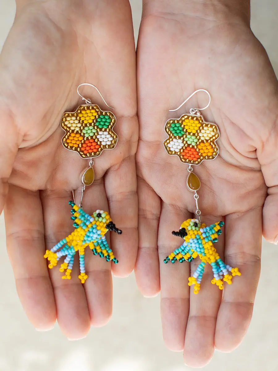 Colibrí Bunga Peridot Earrings Earth Wisdom Collection Earrings