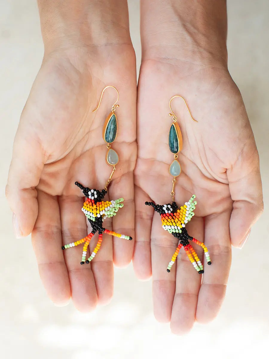 Colibrí Cantik Agate Earrings Earth Wisdom Collection Earrings