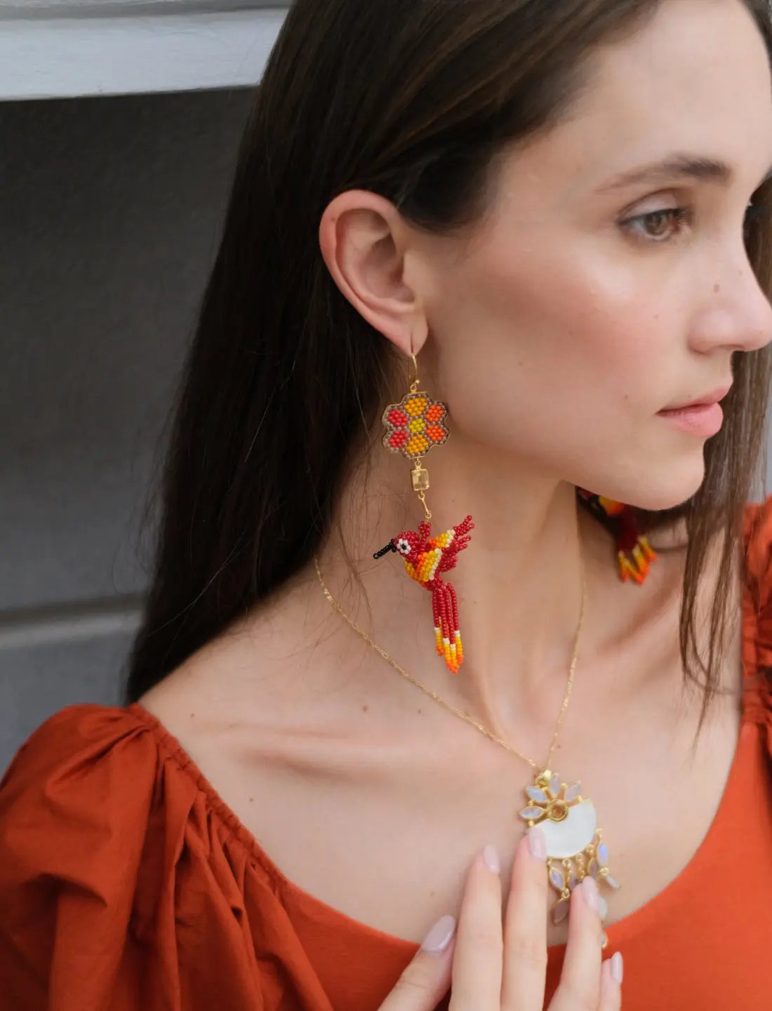 Colibrí Bunga Earrings Earth Wisdom Collection Earrings