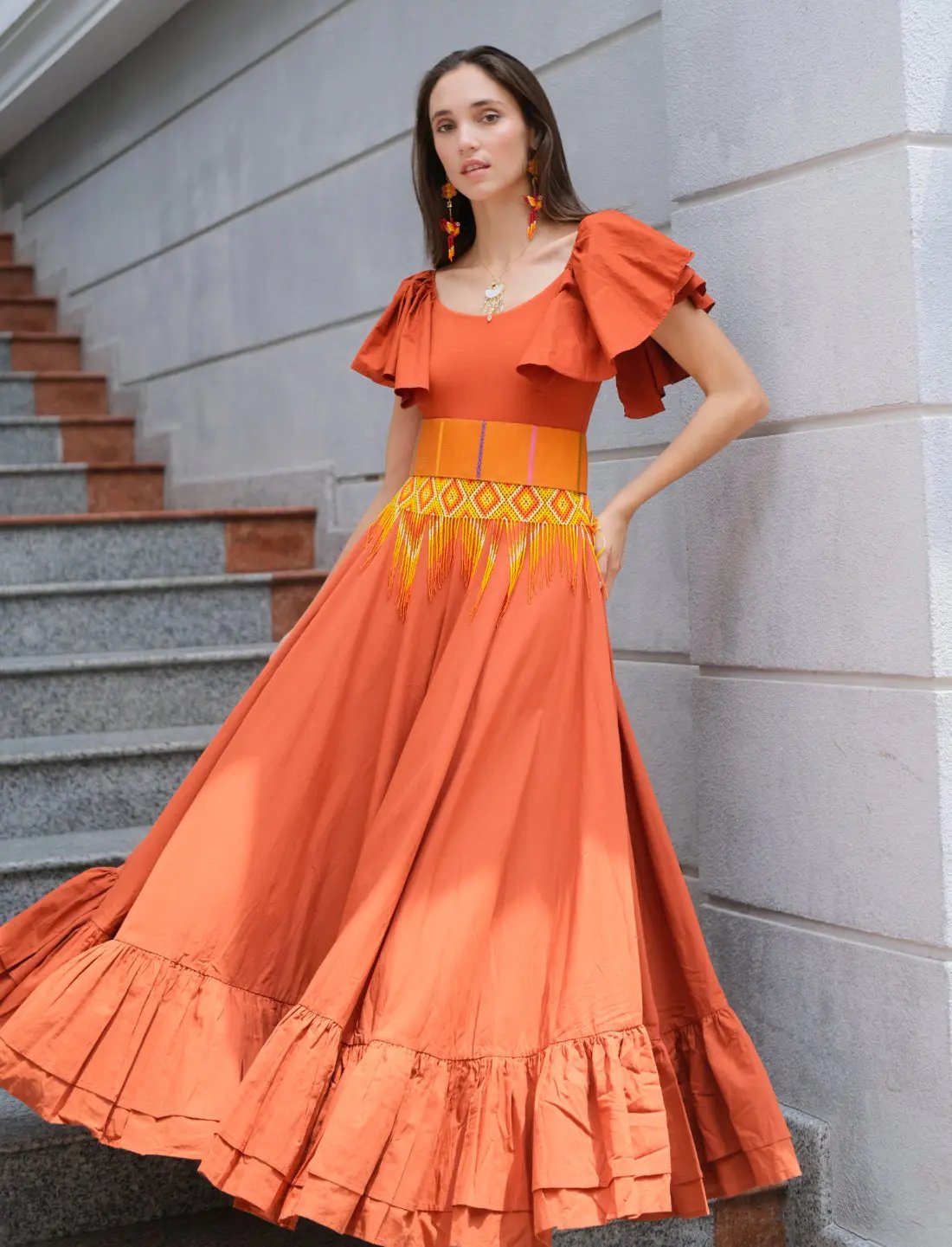 Sacred Hoop of Life Maxi Skirt Earth Wisdom Collection