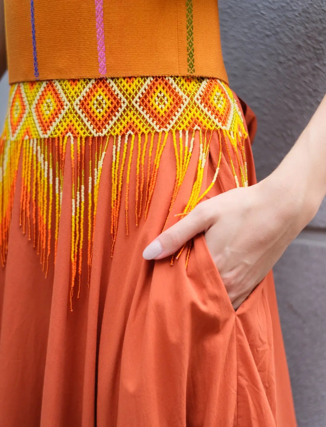 Sacred Hoop of Life Maxi Skirt Earth Wisdom Collection