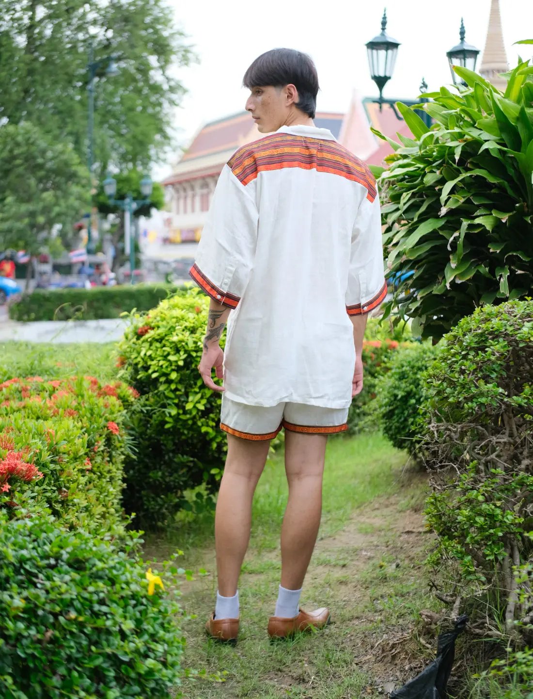 Earth Guardian Short Sleeved Button Down Shirt Earth Wisdom Collection