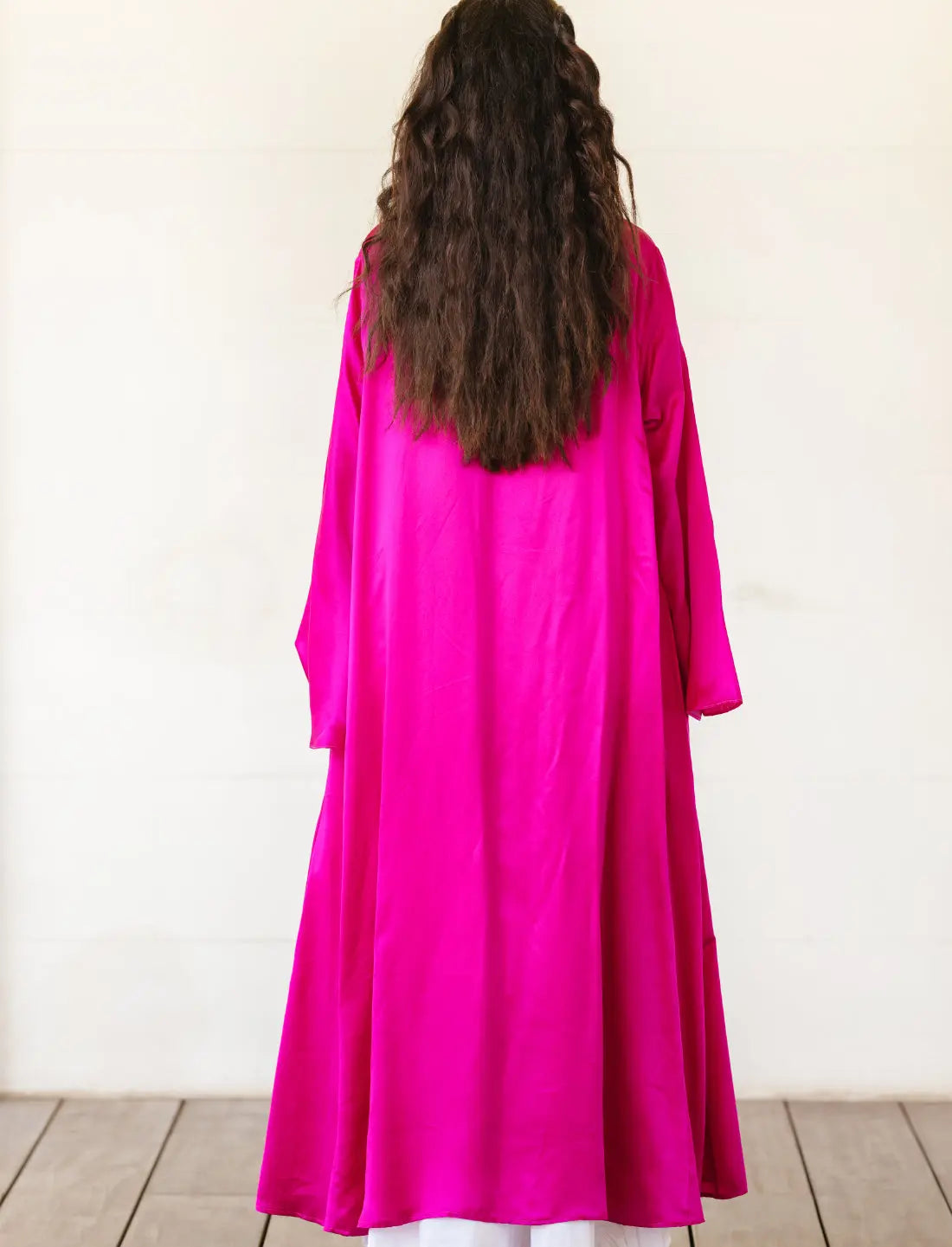Eternal Knot Embroidered Silk Kimono Earth Wisdom Collection