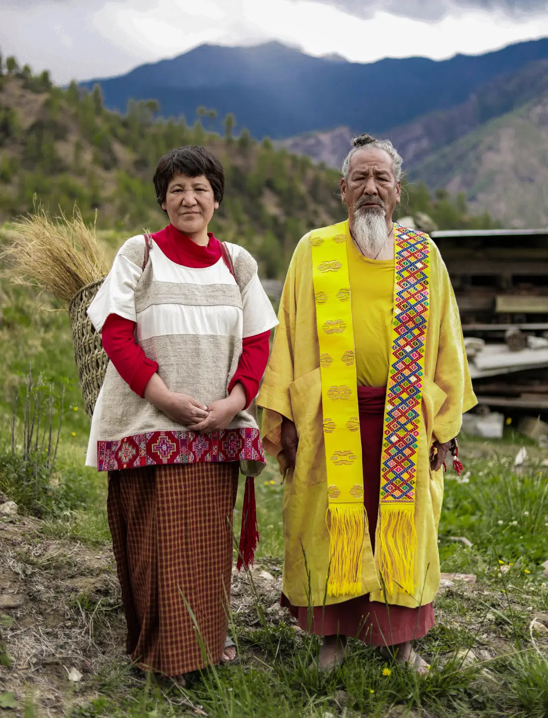 Eternal Knot Linen Kimono Earth Wisdom Collection