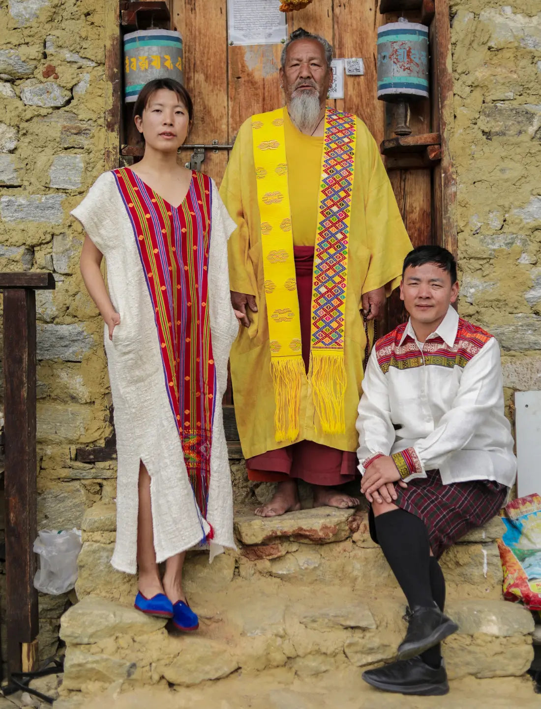 Eternal Knot Linen Kimono Earth Wisdom Collection