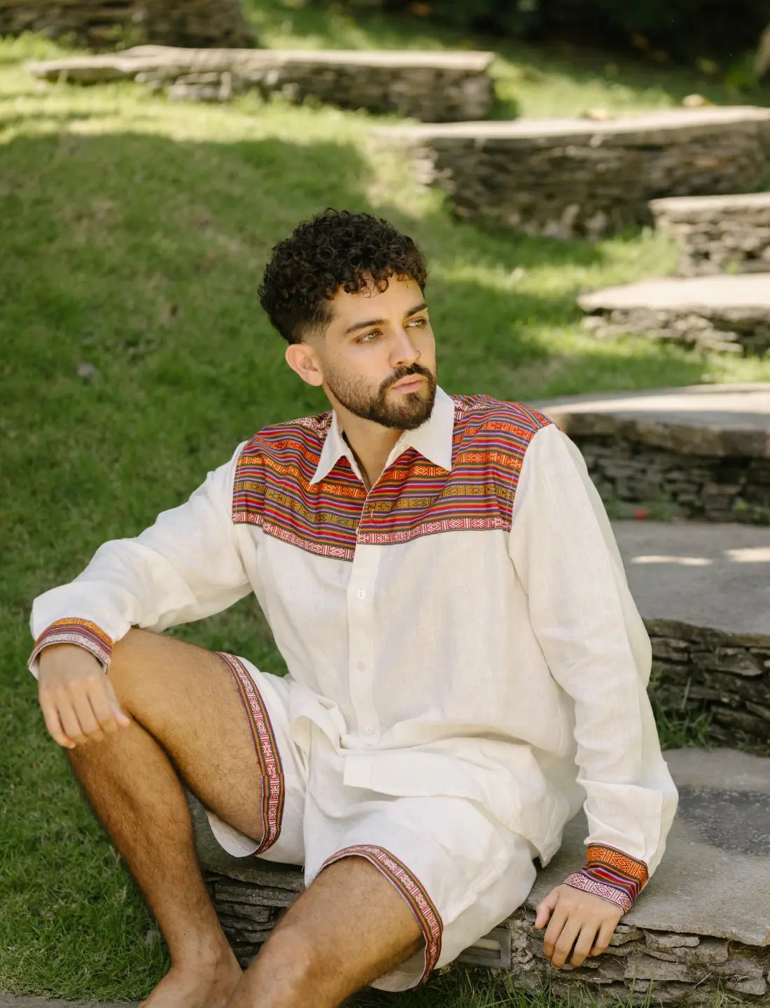 Himalayan Regal Long Sleeve Shirt Earth Wisdom Collection