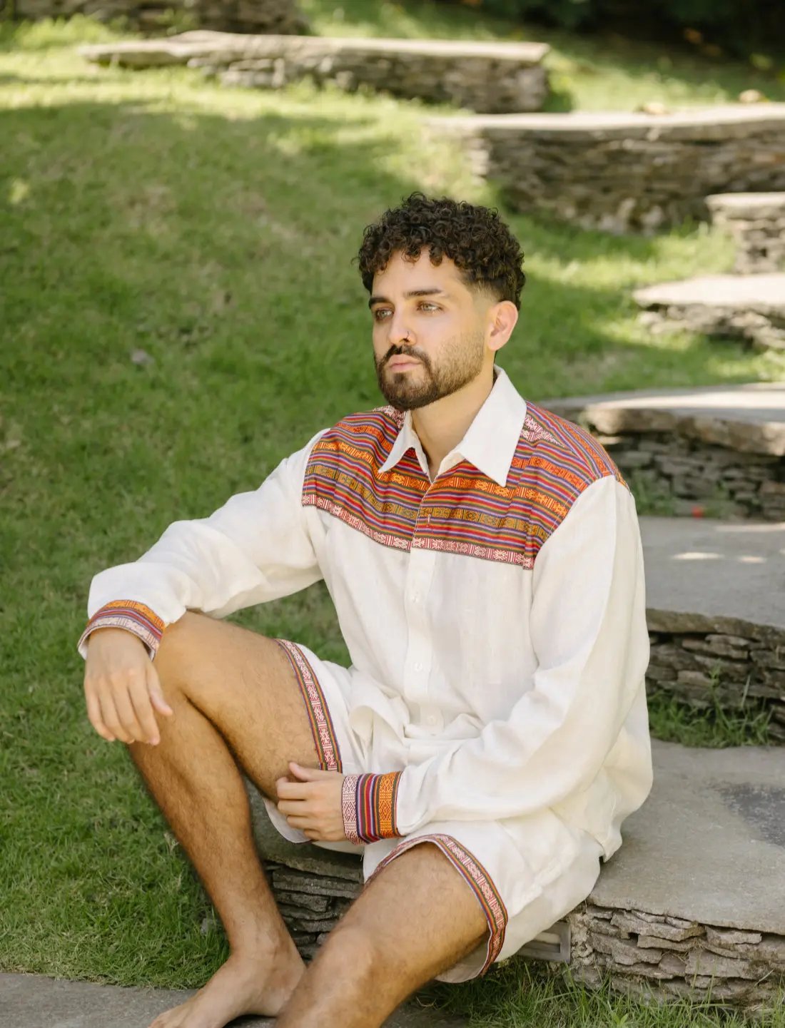 Himalayan Regal Long Sleeve Shirt Earth Wisdom Collection