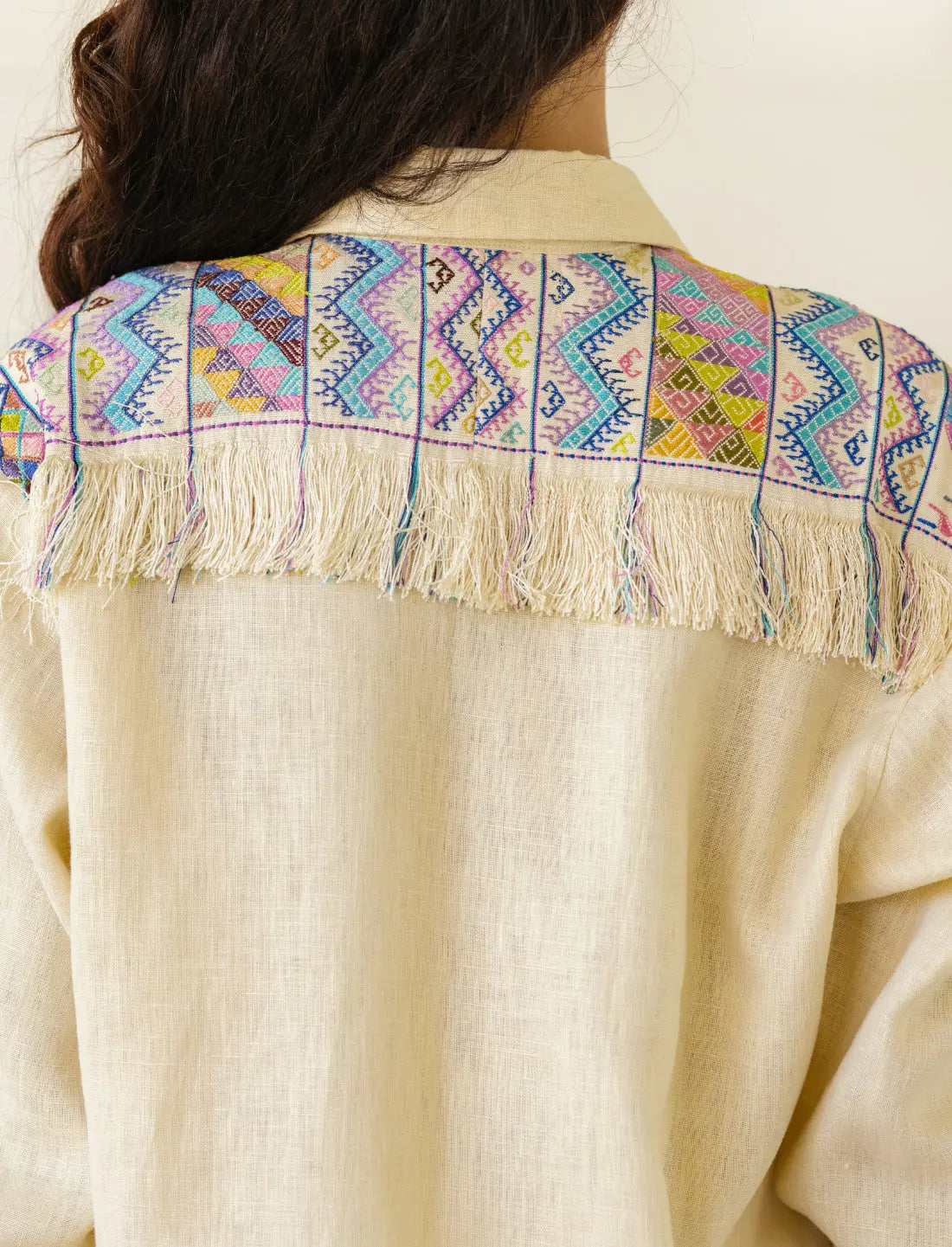 Mountain Prayer Linen Shirt Earth Wisdom Collection