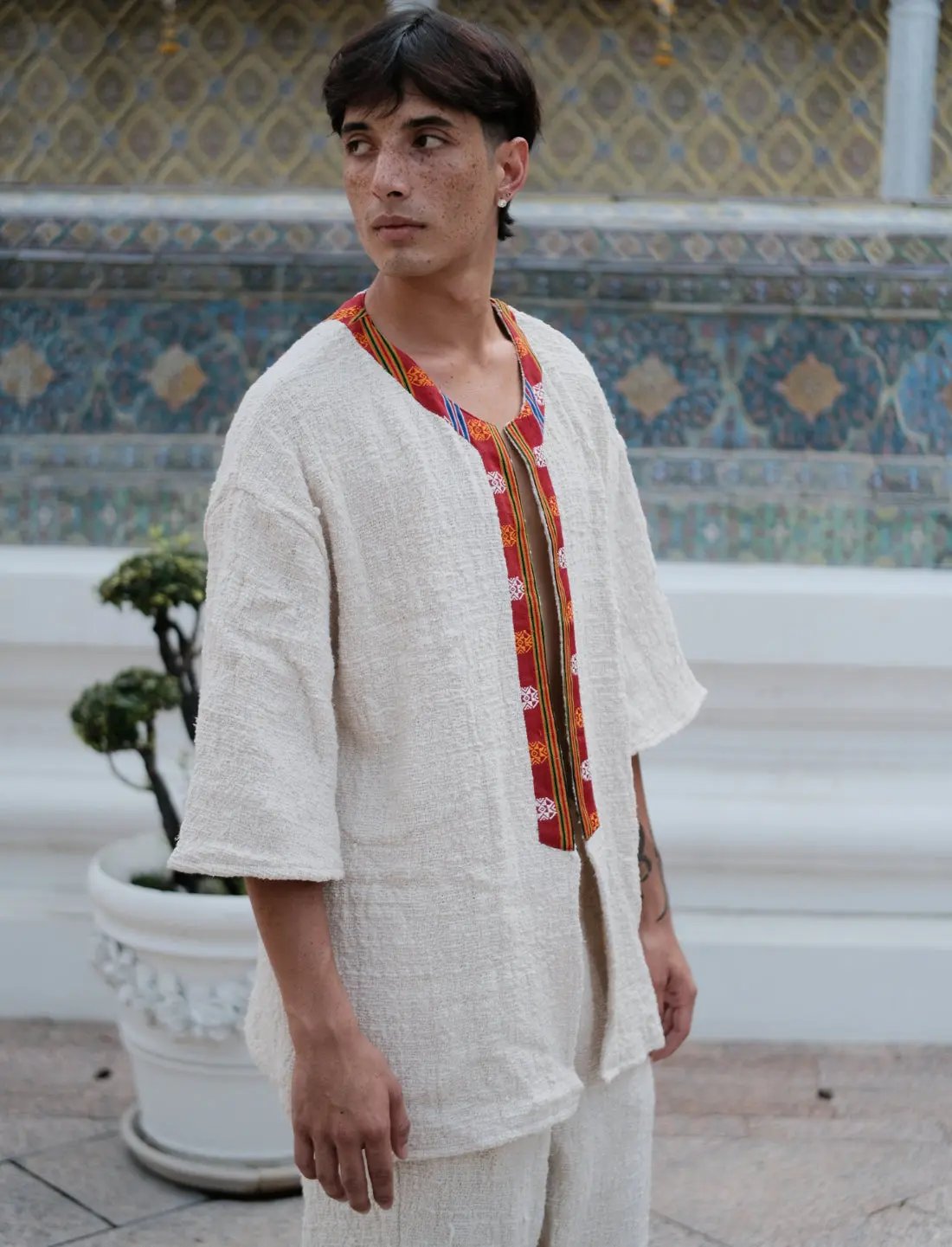 Purity Aquarian Men's Kimono Earth Wisdom Collection