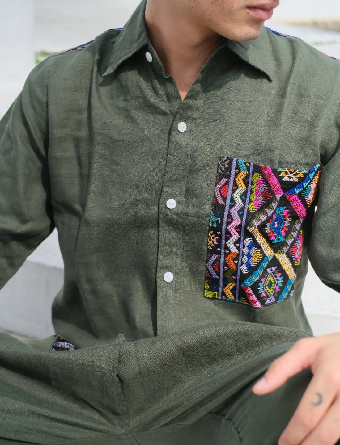 Purple Golden Helix Long Sleeved Shirt Earth Wisdom Collection