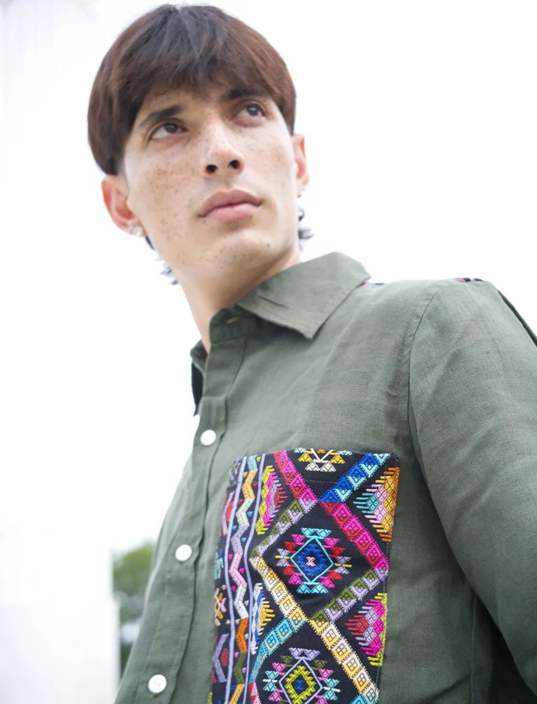 Purple Golden Helix Long Sleeved Shirt Earth Wisdom Collection