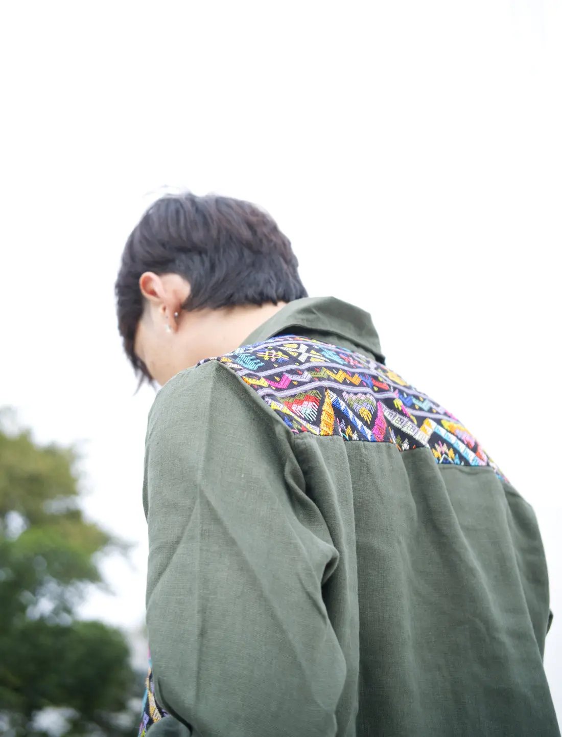 Purple Golden Helix Long Sleeved Shirt Earth Wisdom Collection