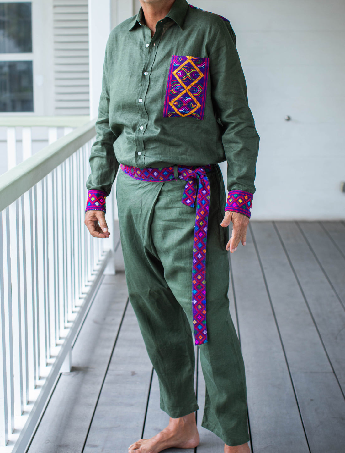 Purple Golden Helix Long Sleeved Shirt