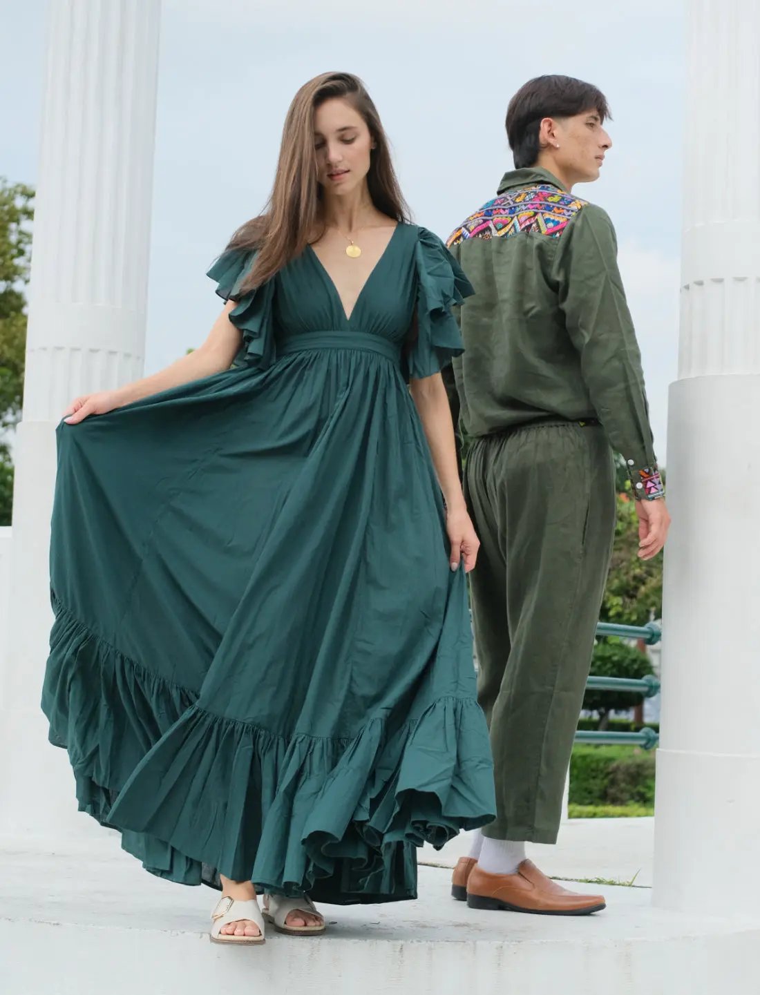 Regal Spirit Maxi Dress Earth Wisdom Collection