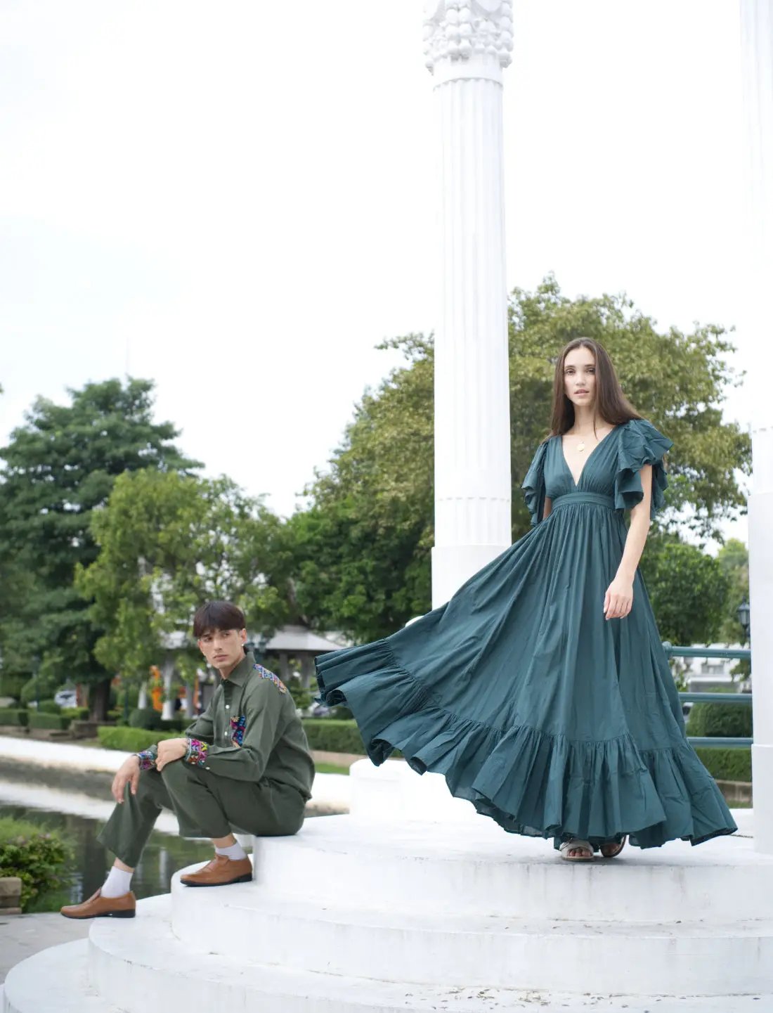 Regal Spirit Maxi Dress Earth Wisdom Collection