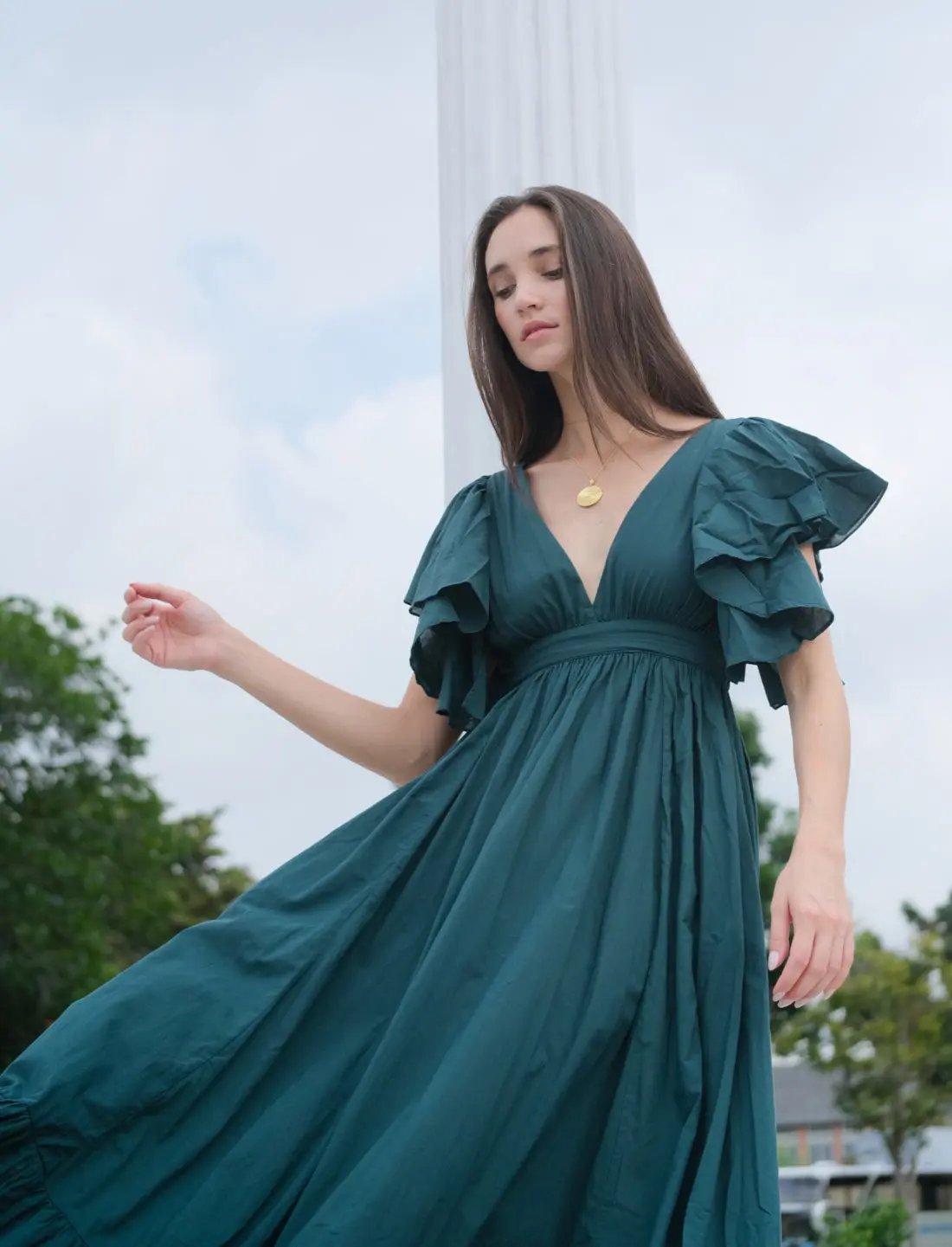 Regal Spirit Maxi Dress Earth Wisdom Collection