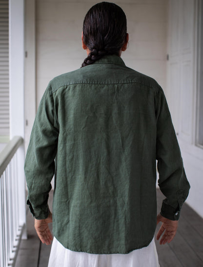 Rhada Forest Green Long Sleeved Shirt