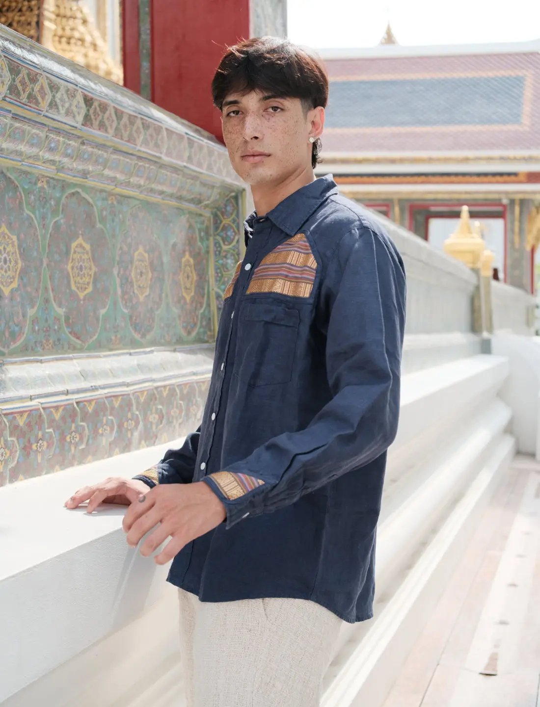 Rhada Long Sleeved Shirt Earth Wisdom Collection