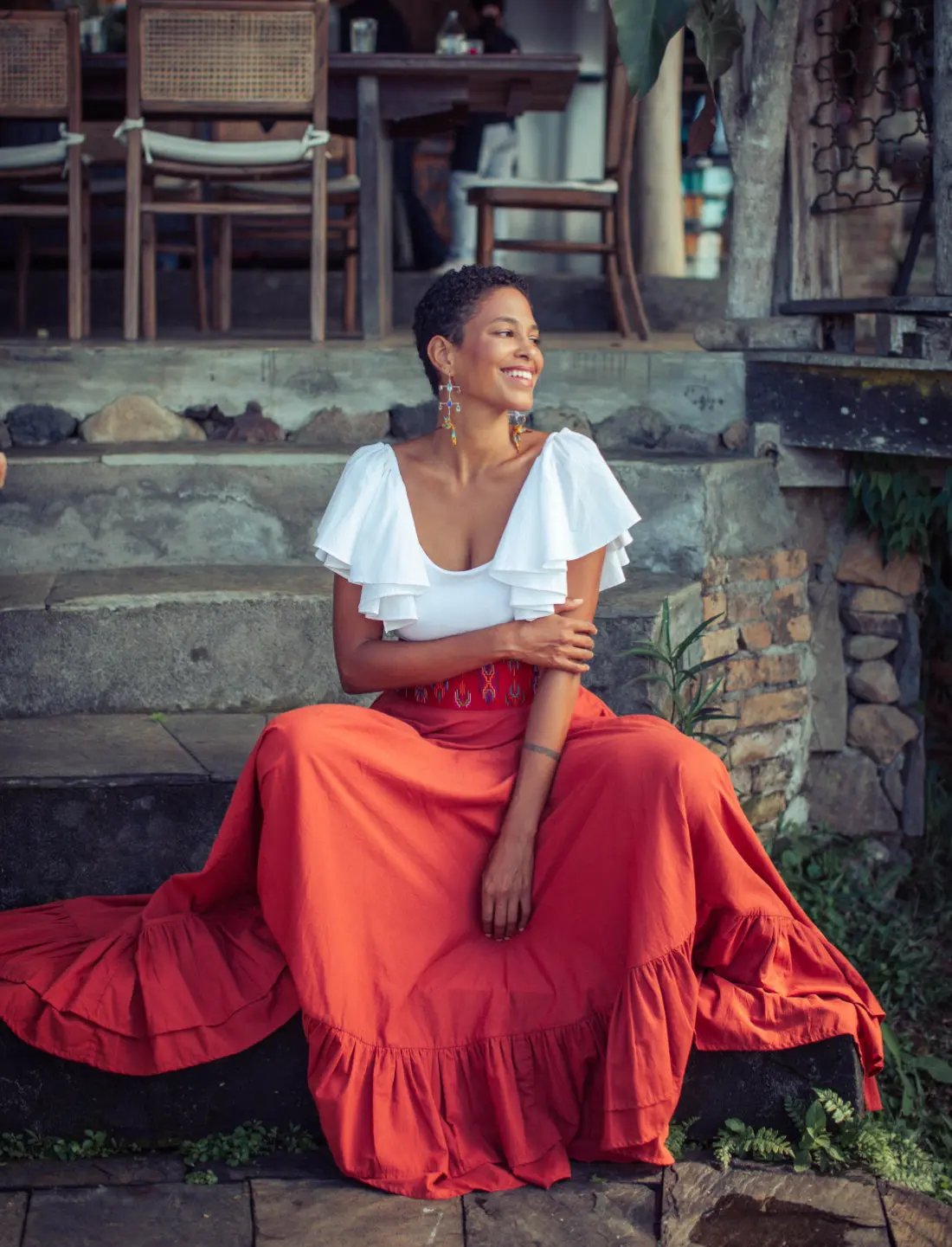 Sacred Hoop of Life Maxi Skirt Earth Wisdom Collection