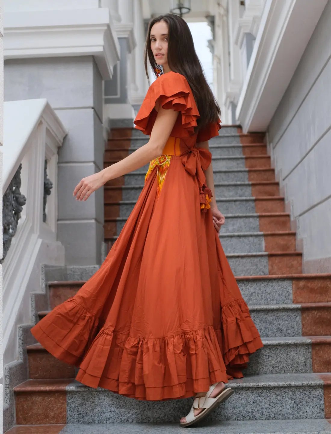 Sacred Hoop of Life Maxi Skirt Earth Wisdom Collection