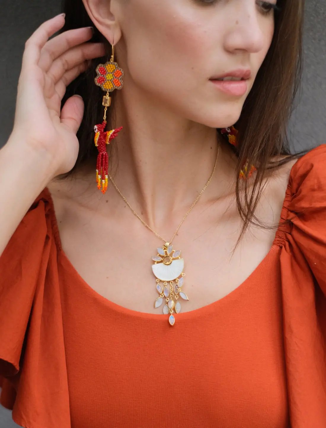 Colibrí Bunga Earrings Earth Wisdom Collection Earrings