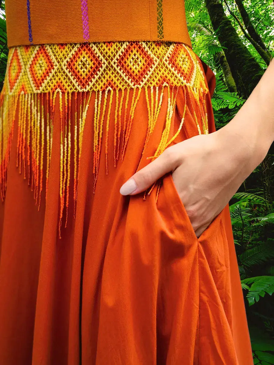Sacred Hoop of Life Maxi Skirt Earth Wisdom Collection