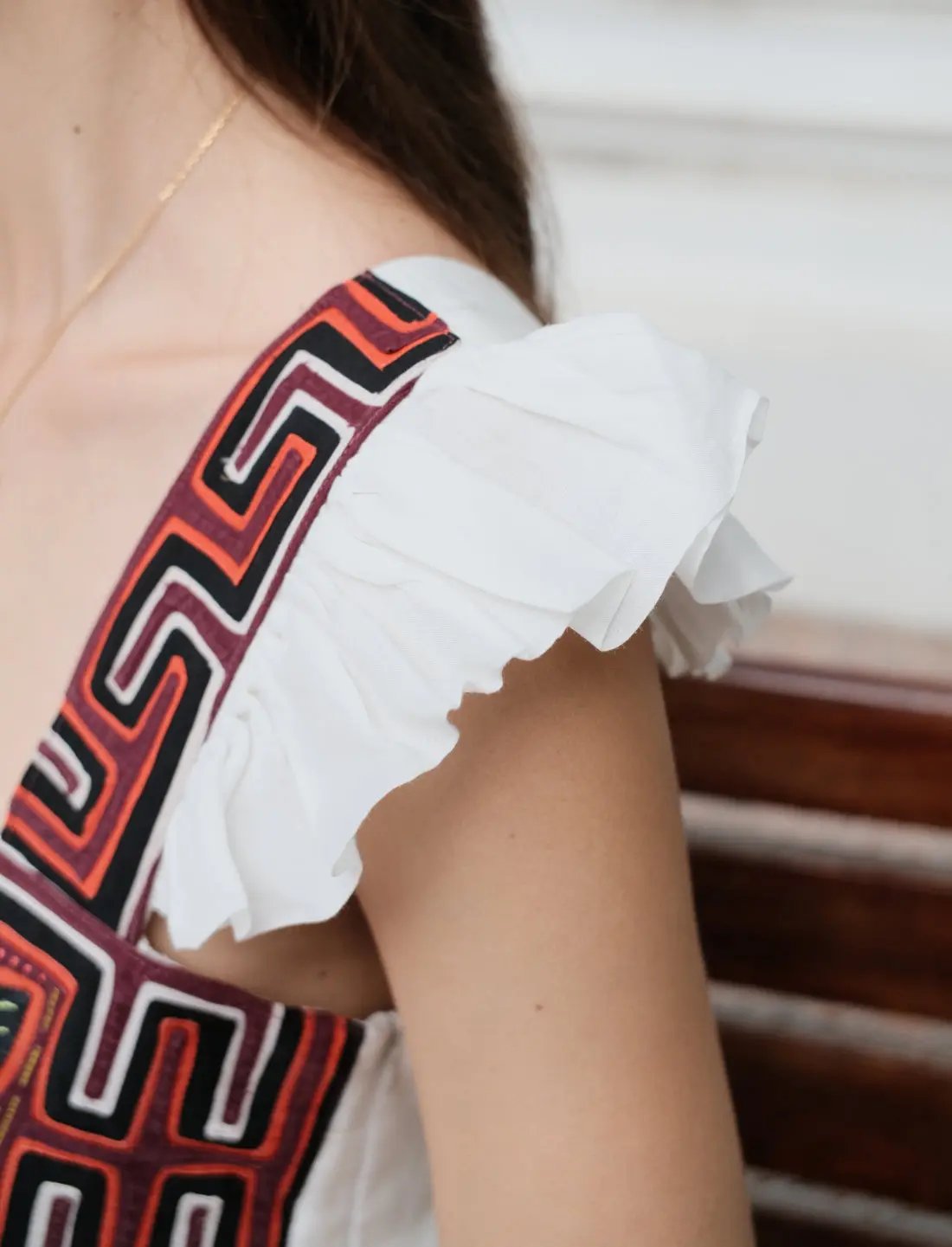 Yemaya Embroidery Adult Gown Earth Wisdom Collection gown