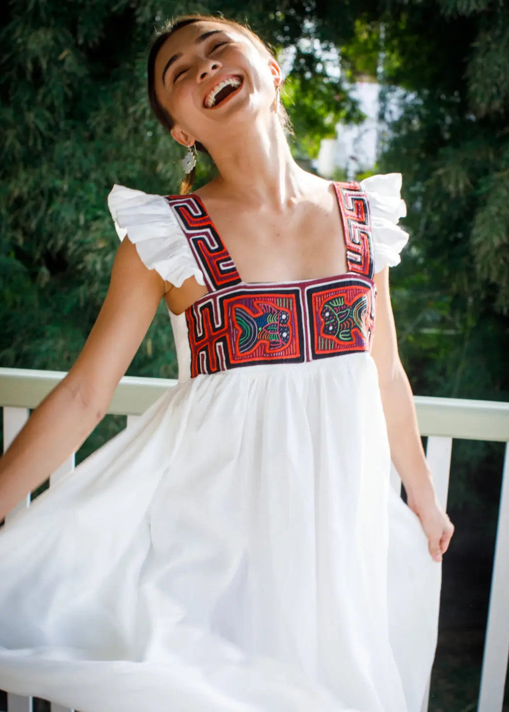 Yemaya Embroidery Adult Gown Earth Wisdom Collection gown