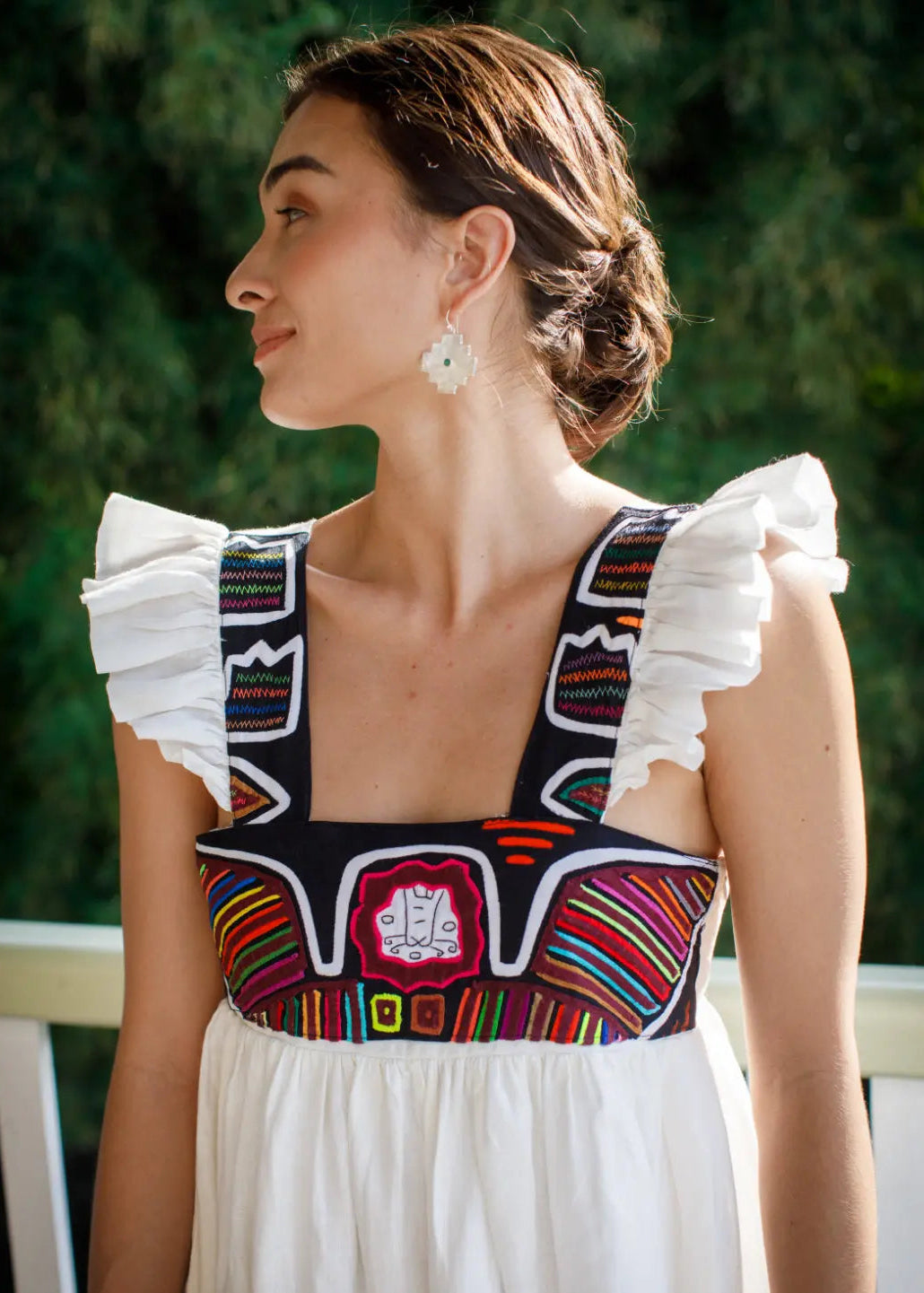 Yemaya Embroidery Adult Gown Earth Wisdom Collection gown