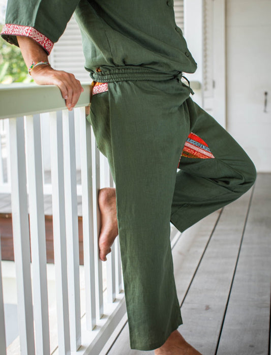 Forest Guardian Yogi Pants - Earth Wisdom Collection