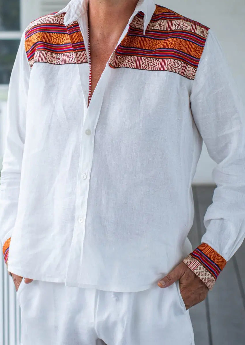 Himalayan Regal Long Sleeve Shirt - Earth Wisdom Collection