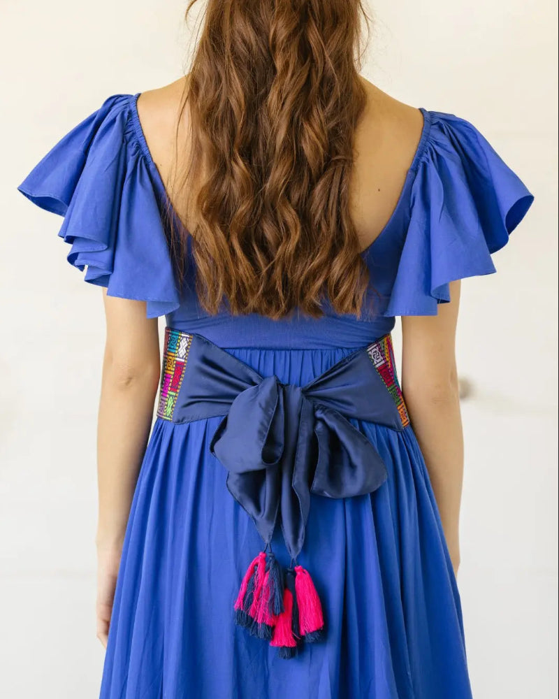 Mosaic Prism Embroidered Belt - Earth Wisdom Collection