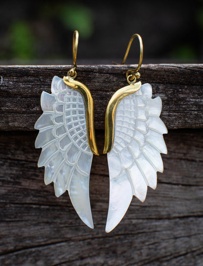 Peaceful Wings Earrings - Earth Wisdom Collection