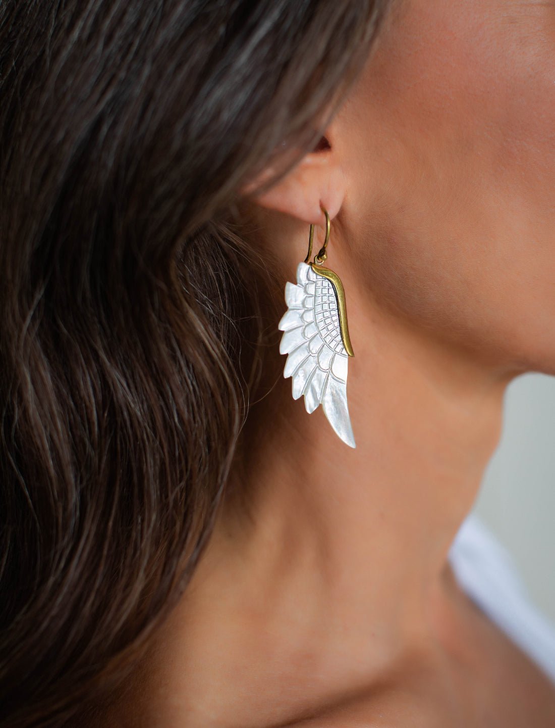 Peaceful Wings Earrings - Earth Wisdom Collection