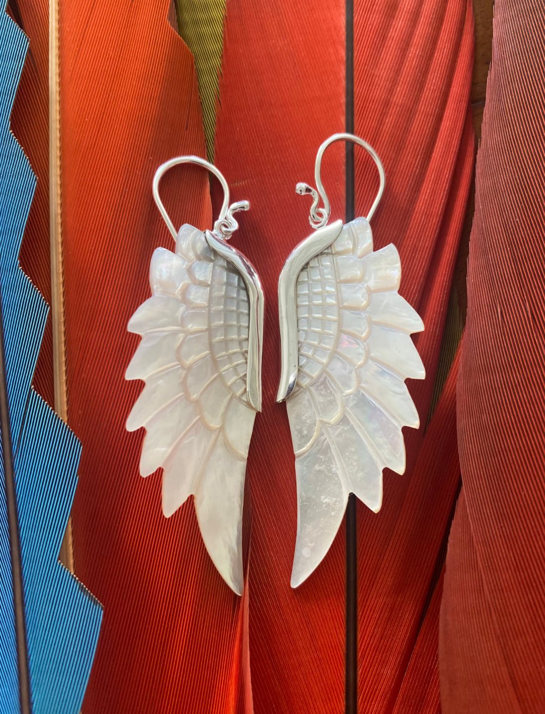 Peaceful Wings Earrings - Earth Wisdom Collection