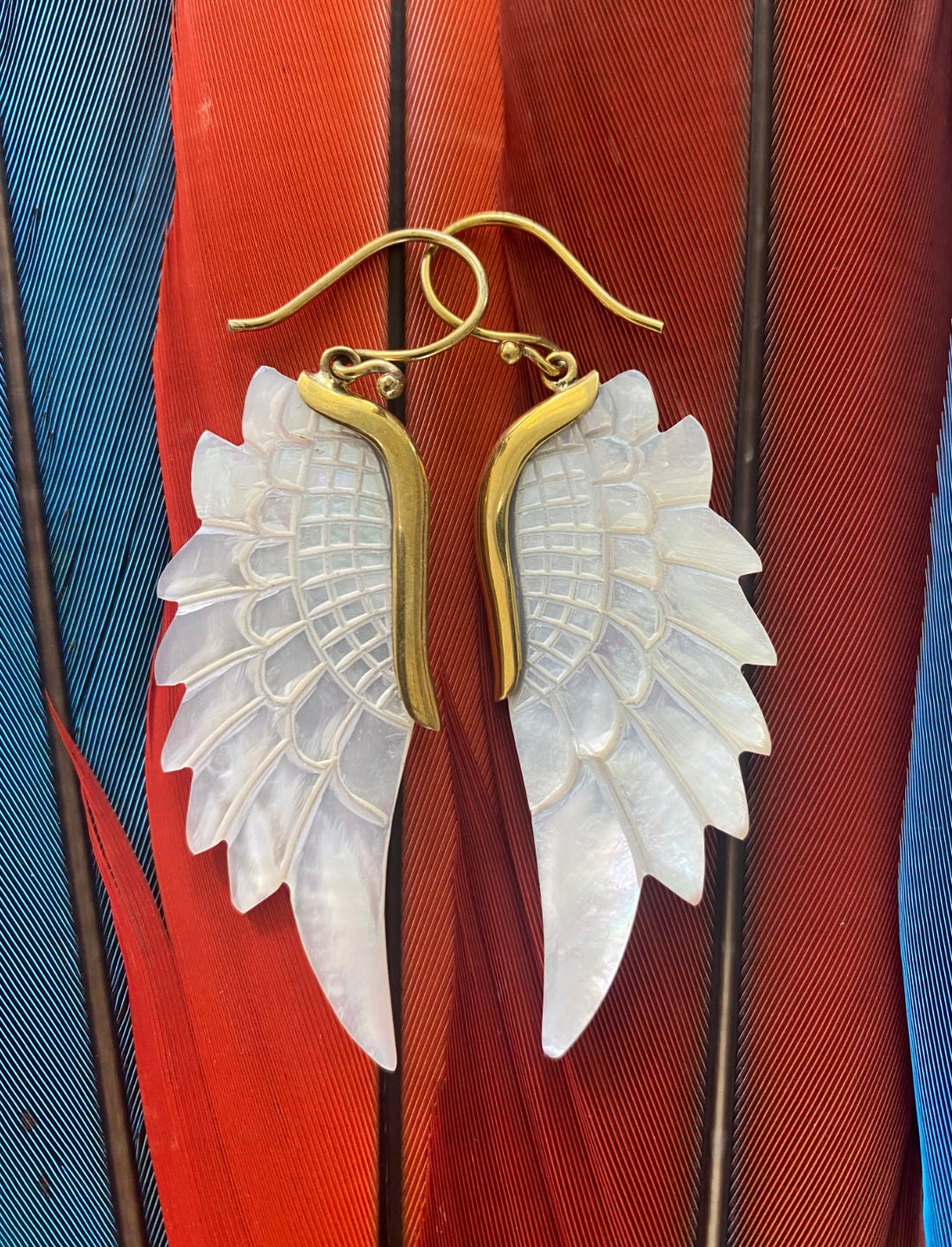 Peaceful Wings Earrings - Earth Wisdom Collection