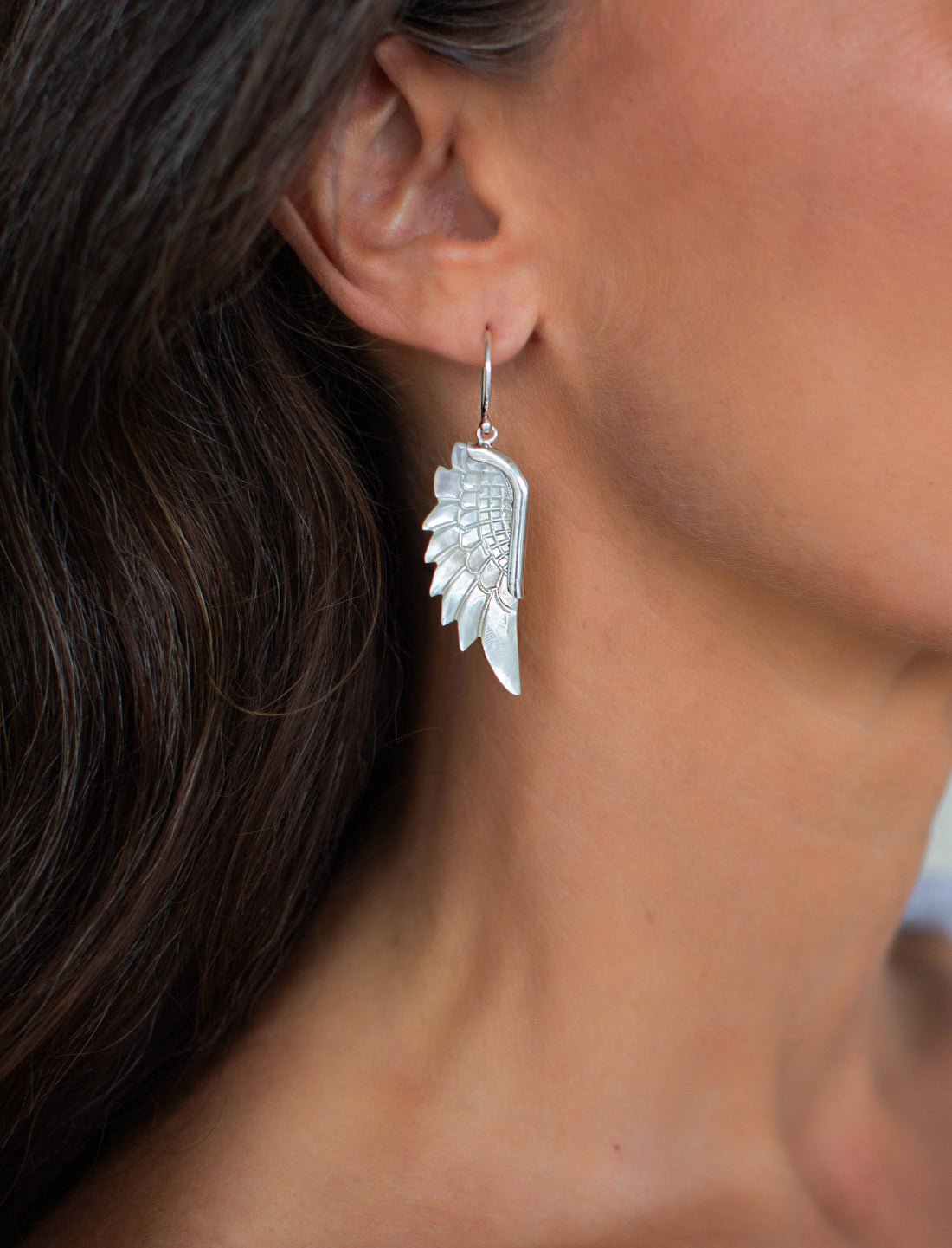 Peaceful Wings Small Earrings - Earth Wisdom Collection