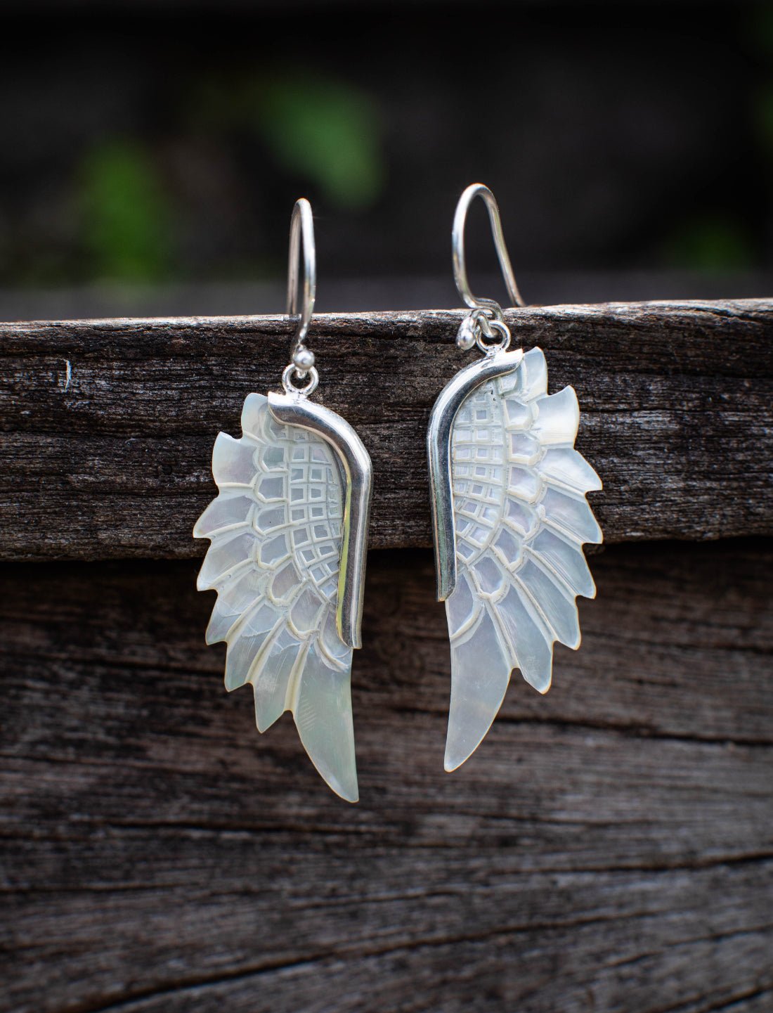 Peaceful Wings Small Earrings - Earth Wisdom Collection