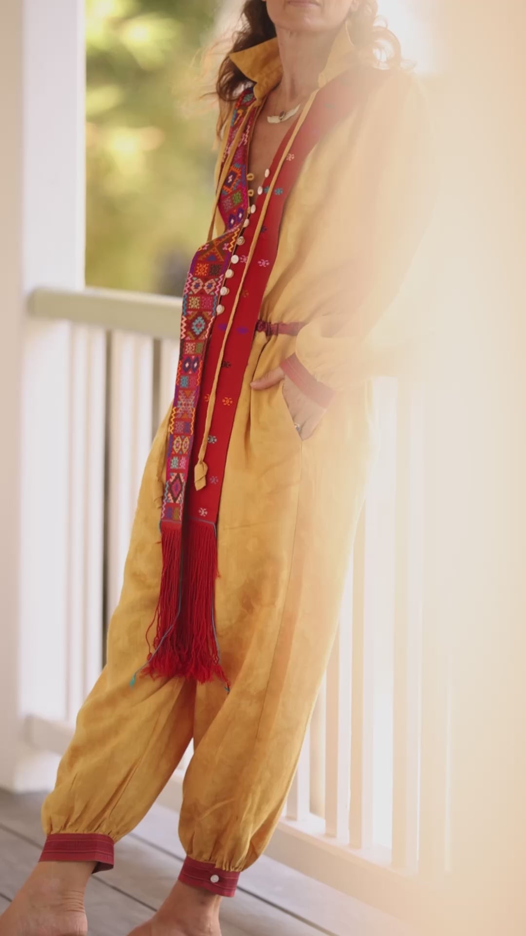 Bhutanese Silk Lotus Playsuit