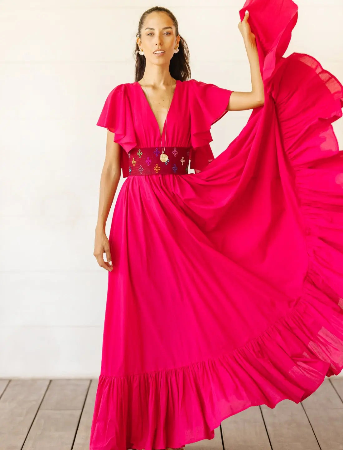Regal Spirit Maxi Dress - Earth Wisdom Collection