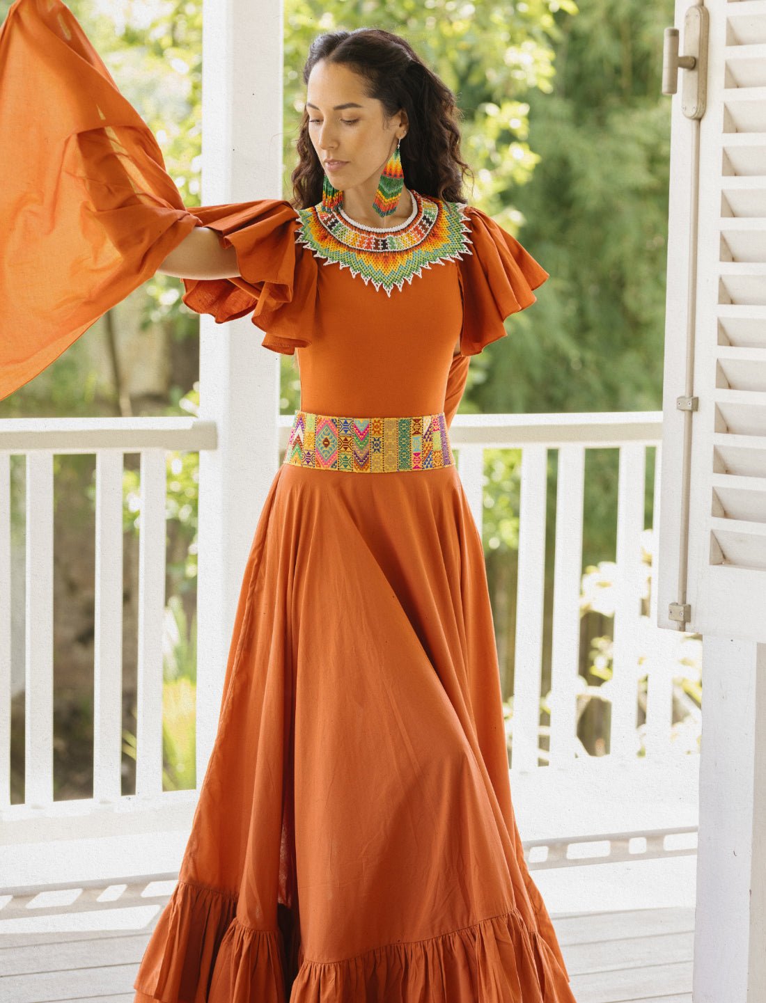 Sacred Hoop of Life Maxi Skirt - Earth Wisdom Collection