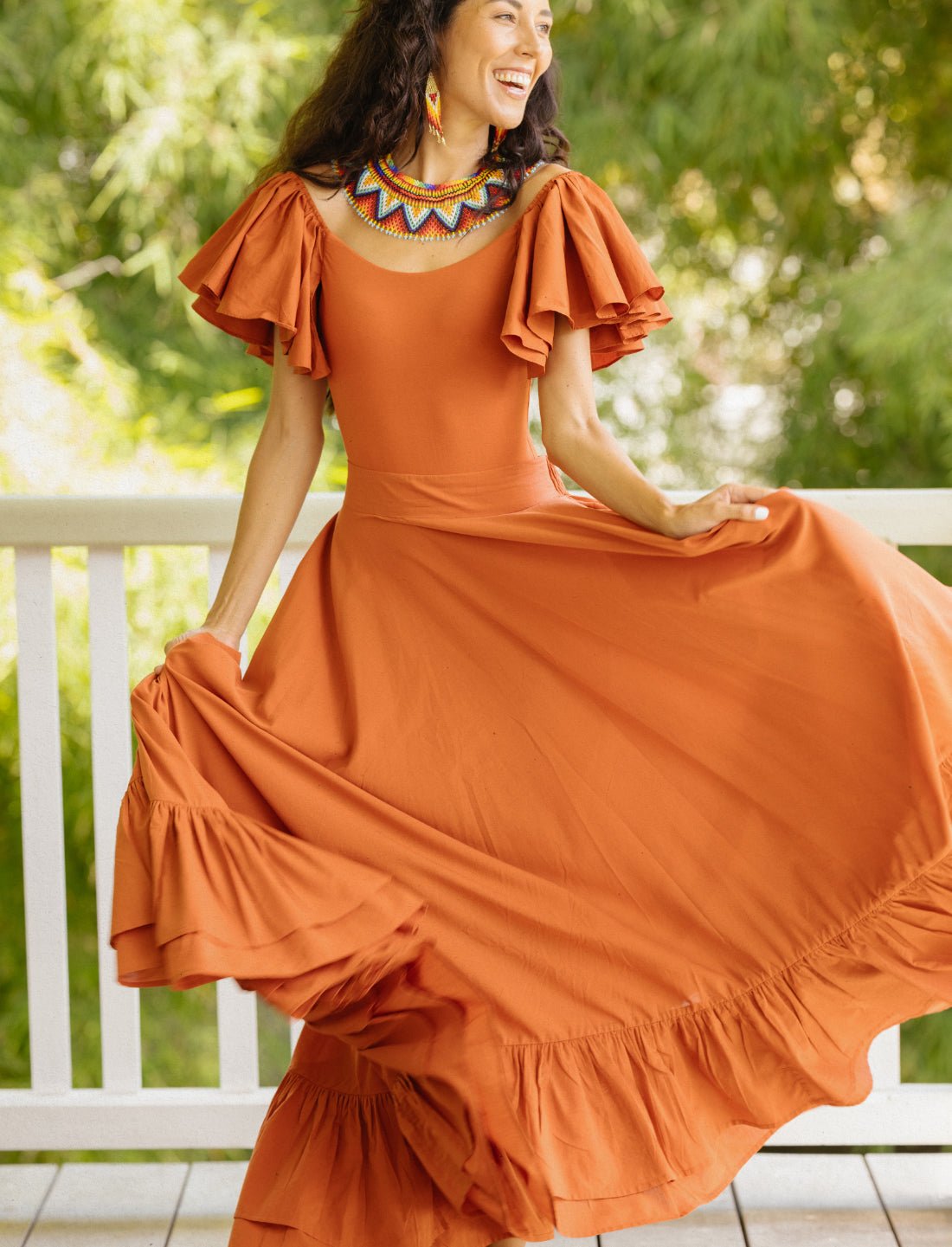Sacred Hoop of Life Maxi Skirt - Earth Wisdom Collection
