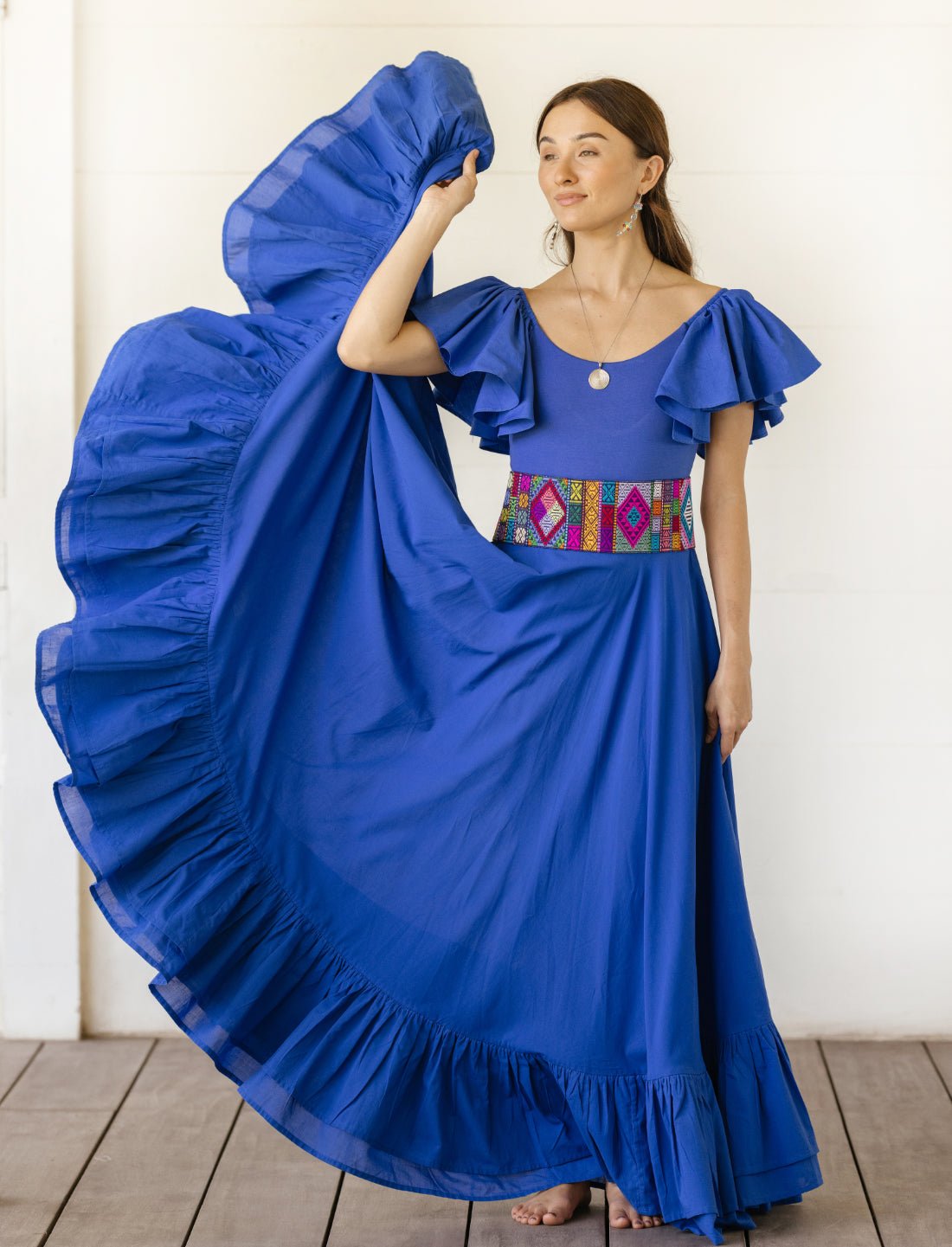 Sacred Hoop of Life Maxi Skirt - Earth Wisdom Collection