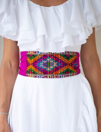 Silk Pink Adult Belt - Earth Wisdom Collection