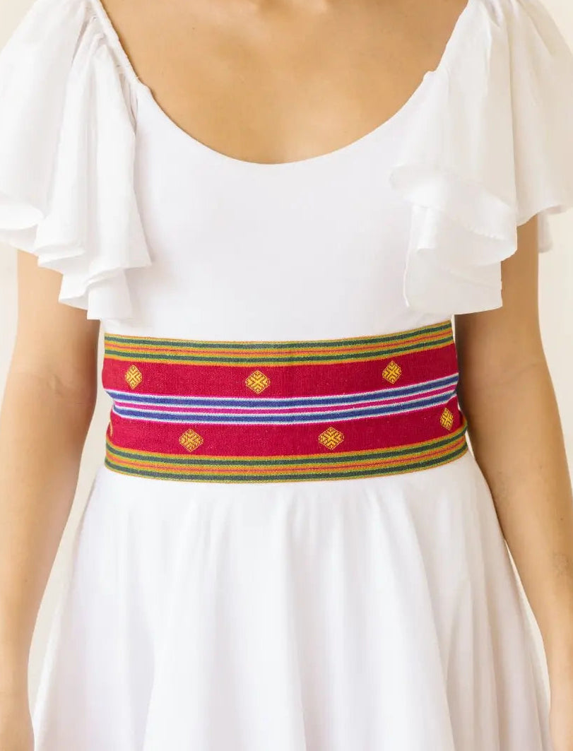 Temple Starlight Embroidered Belt - Earth Wisdom Collection