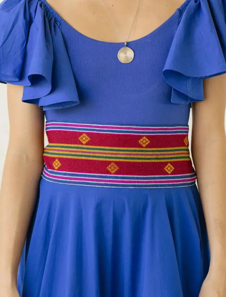 Temple Starlight Embroidered Belt - Earth Wisdom Collection