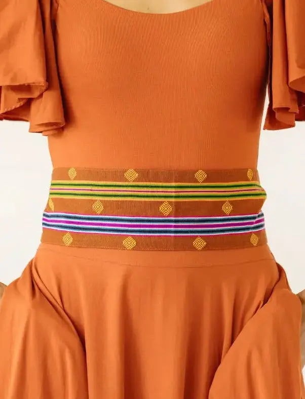 Temple Starlight Embroidered Belt - Earth Wisdom Collection