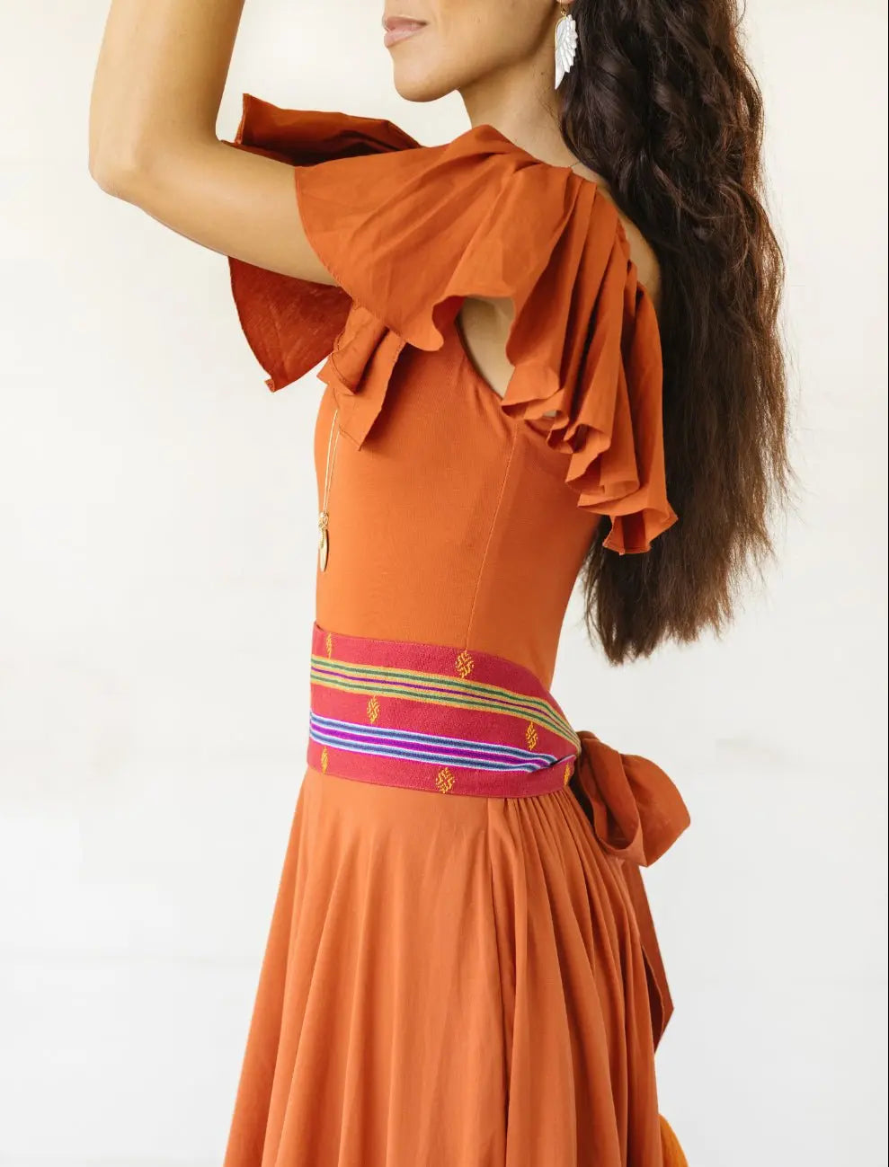 Temple Starlight Embroidered Belt - Earth Wisdom Collection